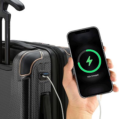 Traveler's Choice Continent Adventurer Polycarbonate Hardside Spinner Luggage