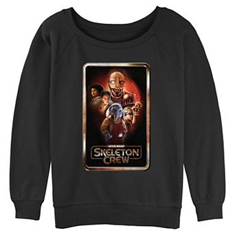 Juniors' Star Wars Skeleton Crew Characters Poster Graphic Pullover