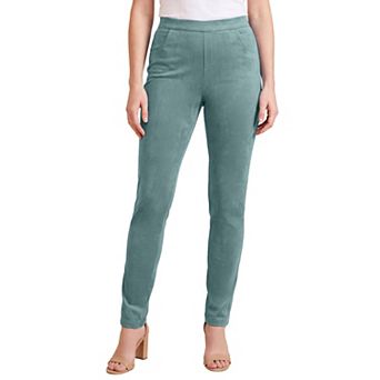 Roaman's Women's Plus Size Faux Suede Legging