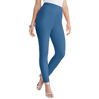 Roaman's Women's Plus Size Faux Suede Legging