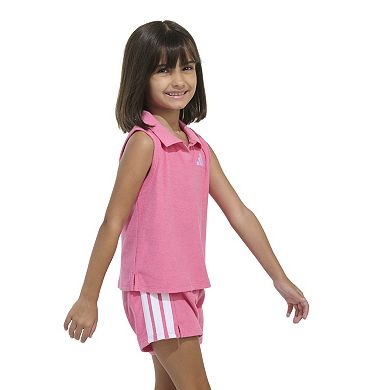 Toddler Girl adidas 2-pc. Terry Sleeveless Top & Shorts Set