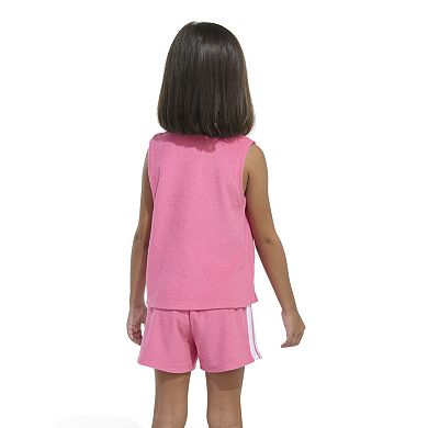 Toddler Girl adidas 2-pc. Terry Sleeveless Top & Shorts Set