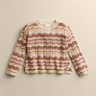 Girls 4-12 Little Co. by Lauren Conrad Relaxed Pointelle Rib Sweater