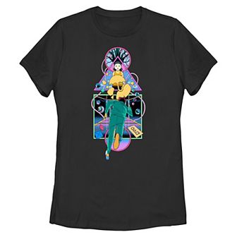 Juniors' Squid Game Running Through Obstacles Graphic Tee