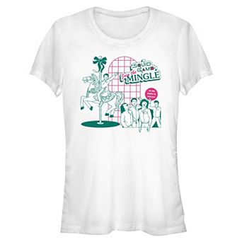 Juniors' Squid Game Join The Mingle Fitted Graphic Tee