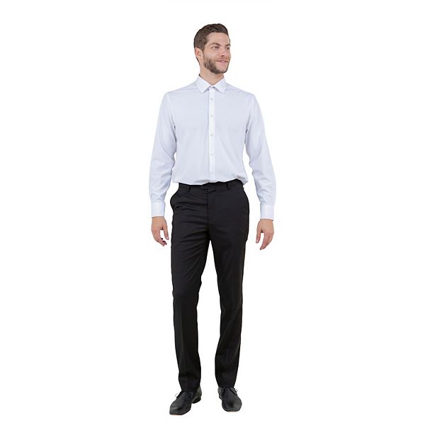 Men's Modern-Fit Wool Dress Pants Only