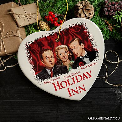 Holiday Inn Christmas Ornament, 1942 Classic Movie Gift and Tree Decor, Heart
