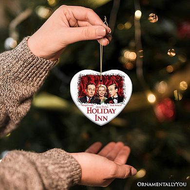 Holiday Inn Christmas Ornament, 1942 Classic Movie Gift and Tree Decor, Heart