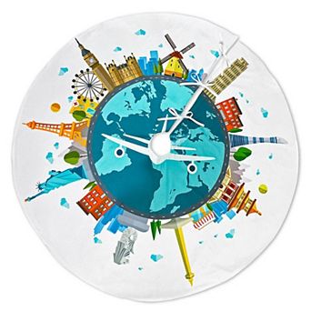 World Landmark Christmas Tree Skirt (48 Inches)