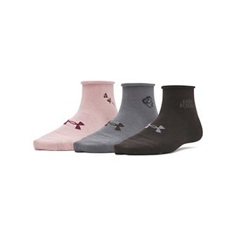 Women's Under Armour 3 pc Quarter Socks Set