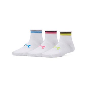 Women's Under Armour 3 pk Quarter Socks