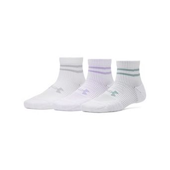 Women's Under Armour 3-Pack Quarter Socks
