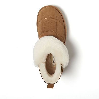 Dearfoams Bayswater Puff Women's Platform Shearling Bootie Slippers