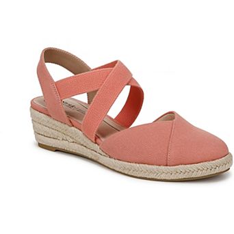 LifeStride Kimball Women's Espadrille Slip-On Wedges