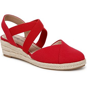 LifeStride Kimball Women's Espadrille Slip-On Wedges