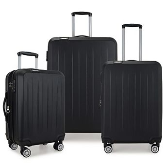 Elite Luggage Dori Hardside Expandable Luggage 3 pc Set