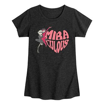 Girls 7-16 Miraculous Ladybug Heart Tee