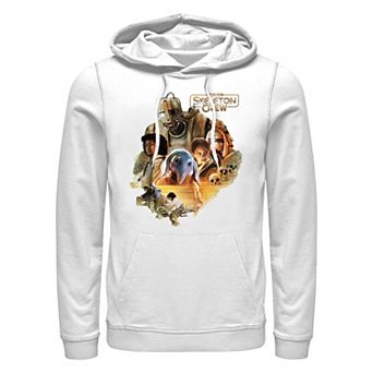 Men's Star Wars Skeleton Crew Characters Group Poster Graphic Hoodie
