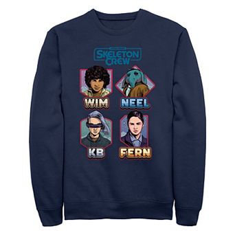 Men's Star Wars Skeleton Crew Character Portraits Fleece Sweatshirt
