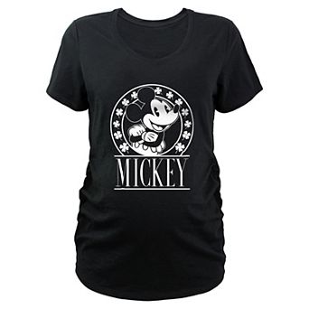 Disney's Mickey Mouse Lucky Stamp Maternity Graphic Tee