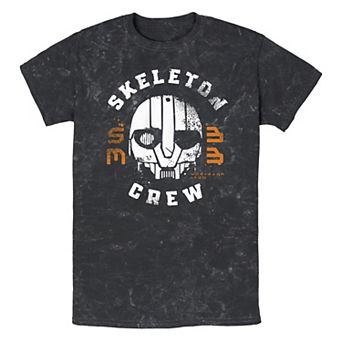 Men's Star Wars Skeleton Crew SM-33 Mask Graphic Tee