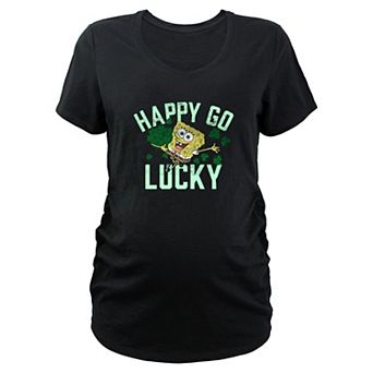 Maternity Nickelodeon SpongeBob SquarePants Happy Go Lucky Graphic Tee