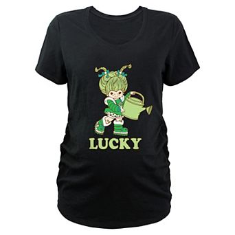 Maternity Rainbow Brite Patty O'Green Lucky Graphic Tee