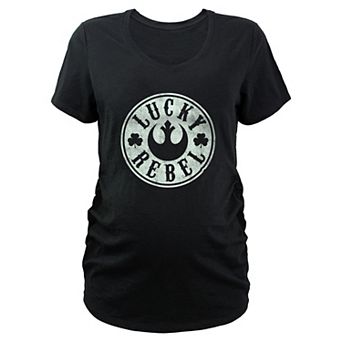Maternity Star Wars Lucky Rebel Graphic Tee