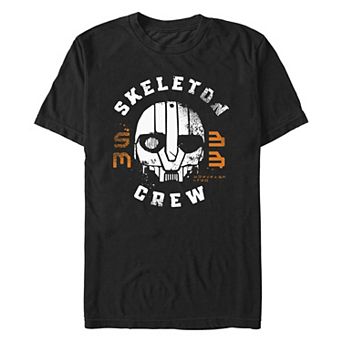 Men's Star Wars Skeleton Crew SM-33 Mask Graphic Tee