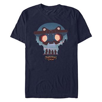 Men's Star Wars Skeleton Crew Spaceship Graphic Tee