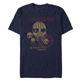 Men's Star Wars Skeleton Crew SM-33 Skulls Graphic Tee