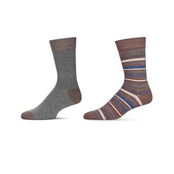 Men's 2 Pair Pack Cashmere Crew Socks