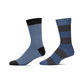 Men's 2 Pair Pack Cashmere Crew Socks