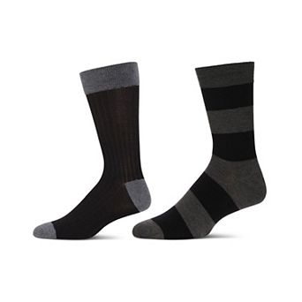 Men's 2 Pair Pack Cashmere Crew Socks