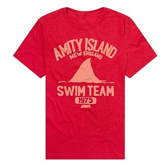 Men's Jaws Amnity Island Swim Team T-Shirt