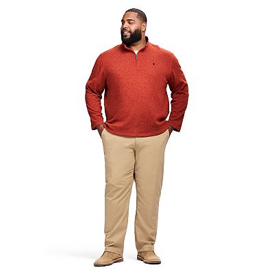 Big & Tall IZOD Sweater Fleece Quarter Zip Pullover