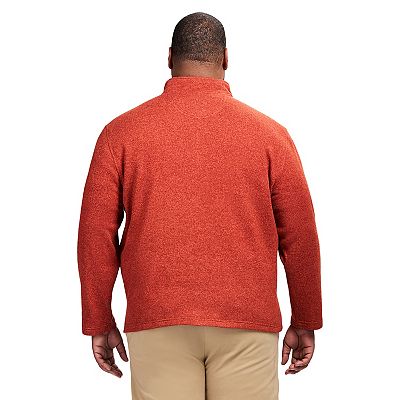 Big & Tall IZOD Sweater Fleece Quarter Zip Pullover