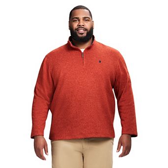 Big & Tall IZOD Sweater Fleece Quarter Zip Pullover