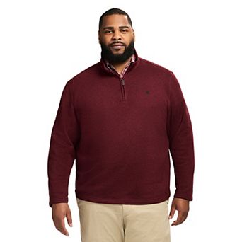 Big & Tall IZOD Sweater Fleece Quarter Zip Pullover