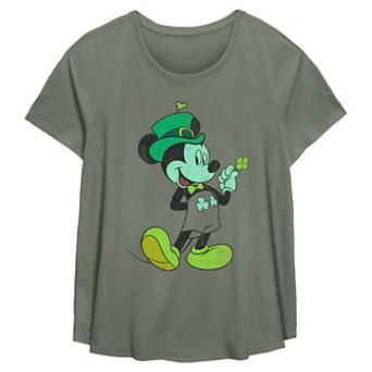 Disney's Mickey Mouse Lucky Outfit Plus Size Flowy Graphic Tee