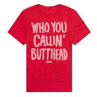 Men's Back To The Future Who You Callin' Butthead T-Shirt