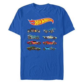 Men's Hot Wheels Extreme Cars Lineup Graphic Tee