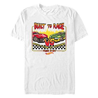 Men's Hot Wheels Built To Race Press Start Graphic Tee