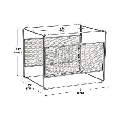 Mind Reader Desktop File Folder Organizer Box