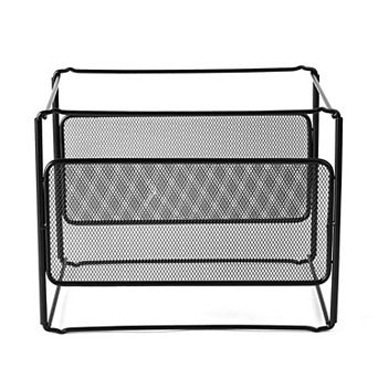Mind Reader Desktop File Folder Organizer Box