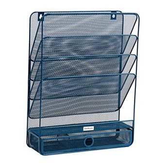 Mind Reader 4 tier Vertical Wall Mount File Storage