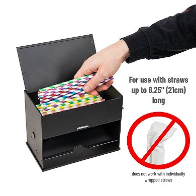 Mind Reader Straw Dispenser