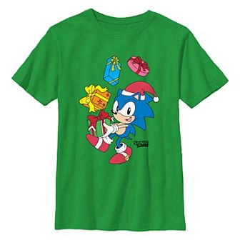 Boys 8-20 Sonic The Hedgehog Juggling Presents Graphic Tee