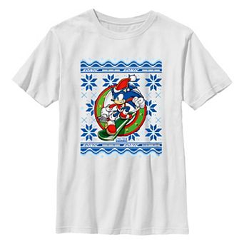 Boys 8-20 Sonic The Hedgehog Snowboarding Graphic Tee