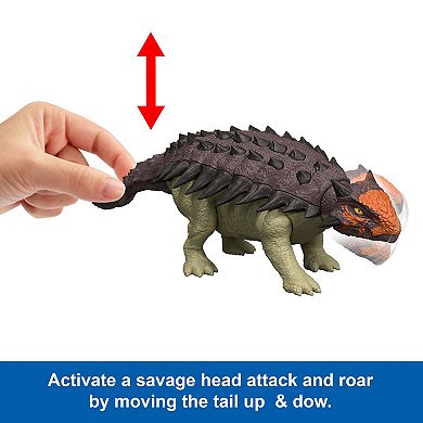 Mattel Jurassic World Rebirth Ankylosaurus Dinosaur Toy